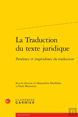 Bertrand.pt - La Traduction Du Texte Juridique : Prudence Et Imprudence Du Traducteur