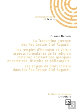 Bertrand.pt - La Traduction Grecque Des Res Gestae Diui Augusti
