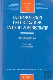 La Transmission Des Obligations En Droit Administratif