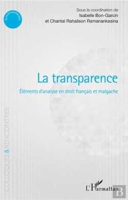 Bertrand.pt - La Transparence ; Éléments D'Analyse En Droit Francais Et Malgache