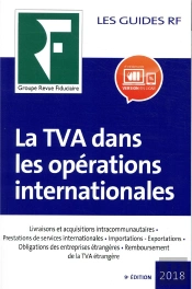 La Tva Dans Les Operations Internationales 2018