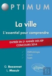La Ville ; Concours D'Entrée En 2e Année Des Iep 2014