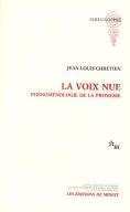 La Voix Nue : Phénomenologie De La Promesse