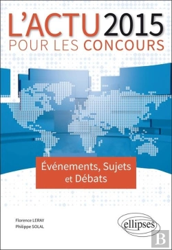 Bertrand.pt - L'Actualite 2015 Pour Les Concours ; Événements, Sujets Et Débats