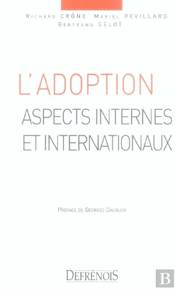 Bertrand.pt - L'Adoption ; Aspects Internes Et Internationaux
