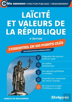 Bertrand.pt - Laïcité Et Valeurs De La République : L'Essentiel En 100 Points Clés (4e Édition)