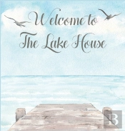 Lake House Guest Book (Hardcover) For Vacation House, Guest House, Visitor Comments Book