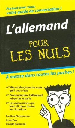 Bertrand.pt - L'Allemand Pour Les Nuls ; Guide De Conversation