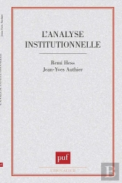 L'Analyse Institutionnelle