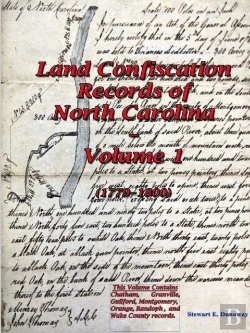Bertrand.pt - Land Confiscation Records Of North Carolina - Vol. 1(1779-1800)