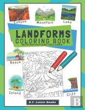 Landforms Coloring Book With Definitions Included
