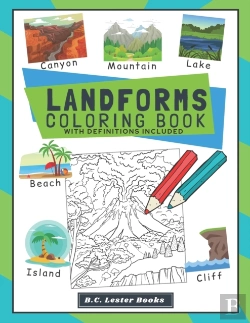 Bertrand.pt - Landforms Coloring Book With Definitions Included