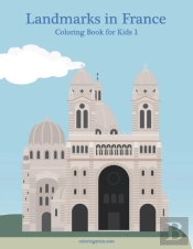 Landmarks In France Coloring Book For Kids 1