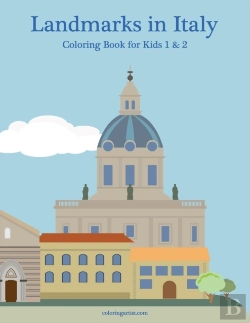 Bertrand.pt - Landmarks In Italy Coloring Book For Kids 1 & 2
