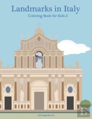 Landmarks In Italy Coloring Book For Kids 2