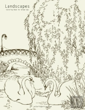 Landscapes Coloring Book For Grown-Ups 1