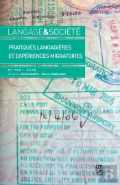 Langage Et Société, N° 165/3-2018