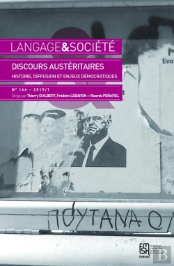 Bertrand.pt - Langage Et Société, N° 166/2019 : Discours Austéritaires : Histoire, Diffusion Et Enjeux Démocratiques