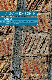 Langage Et Société, N° 174/2021