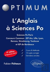 L'Anglais A Science-Po 4eme Edition