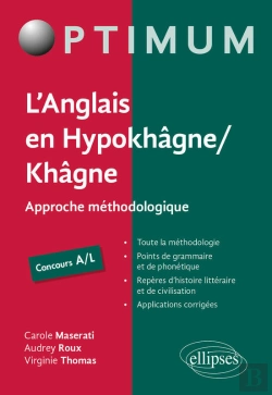 Bertrand.pt - L'Anglais En Hypokhâgne/Khâgne Concours A/L - Approche Méthodologique