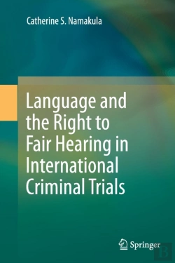Bertrand.pt - Language And The Right To Fair Hearing In International Criminal Trials
