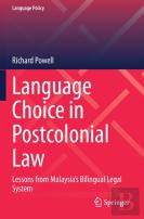 Language Choice In Postcolonial Law