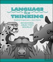 Language For Thinking Grades 1-3, Behavioral Objectives Book