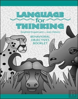 Bertrand.pt - Language For Thinking Grades 1-3, Behavioral Objectives Book