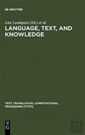 Language, Text, And Knowledge