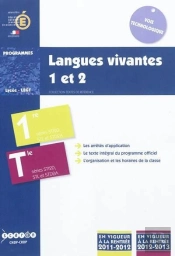 Langues Vivantes 1 Et 2 - Classes De Premiere Et De Terminale Sti2d, Stl Et Std2a
