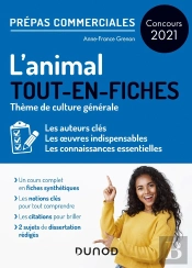 L'Animal ; Prépas Commerciales ; Tout-En-Fiches (Édition 2021)