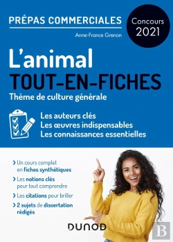 Bertrand.pt - L'Animal ; Prépas Commerciales ; Tout-En-Fiches (Édition 2021)