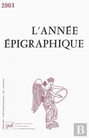 L'Année Épigraphique T.2003