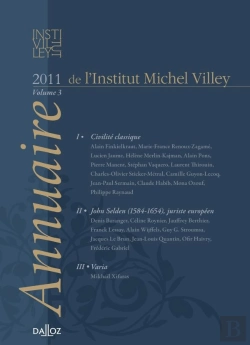 Bertrand.pt - L'Annuaire De L'Institut Michel Villey T.3