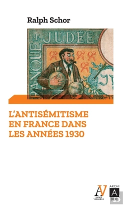 Bertrand.pt - L'Antisémitisme En France Dans Les Années 1930