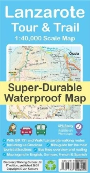 Lanzarote Tour & Trail Map