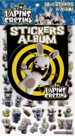 Bertrand.pt - Lapins Crétins T.1 ; 50 Stickers + Album
