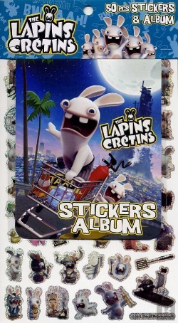 Bertrand.pt - Lapins Crétins T.2 ; 50 Stickers + Album