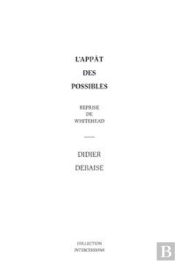 Bertrand.pt - L'Appat Des Possibles - Reprise De Whitehead
