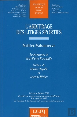 Bertrand.pt - L'Arbitrage Des Litiges Sportifs
