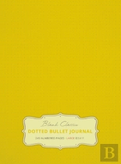 Large 8.5 X 11 Dotted Bullet Journal (Banana #5) Hardcover - 245 Numbered Pages