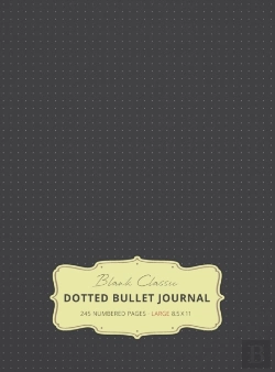 Bertrand.pt - Large 8.5 X 11 Dotted Bullet Journal  Gr