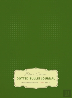 Bertrand.pt - Large 8.5 X 11 Dotted Bullet Journal  Mo