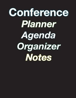 Bertrand.pt - Large Color Coded 5-Day Conference Planner/Organizer/Agenda/Note-Taking - 8.5 X 11 - 44 Pages
