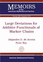 Large Deviations For Additive Functionals Of Markov Chains