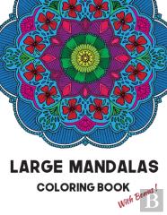Large Mandalas Coloring Book
