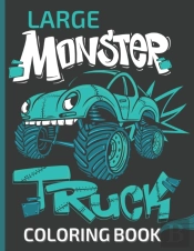 Large Monster Truck Coloring Book