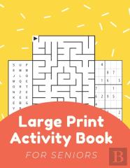 Large Print Activity Book For Seniors
