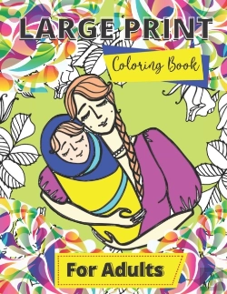 Bertrand.pt - Large Print Adult Coloring Book